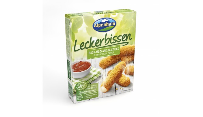 Leckerbissen Back-Mozzarella Sticks - Alpenhain Käseweb 