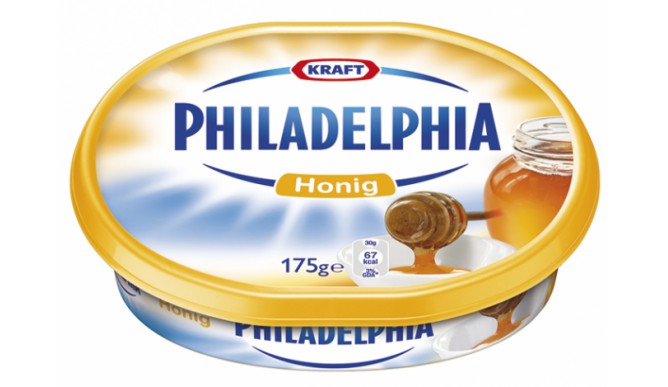 Philadelphia mit Honig